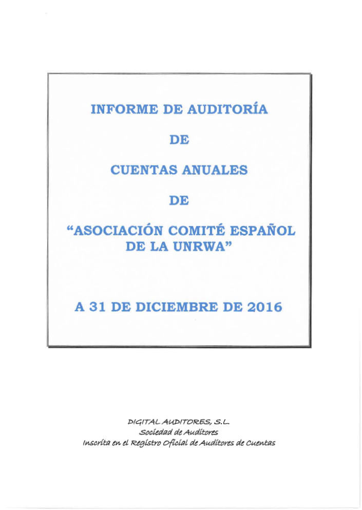 Auditoría 2016